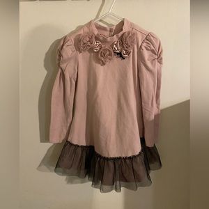 Kate Mack Pretty dusty pick long shirt/dress in size 3t